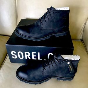 Sorel boot, Madison Chukka, Black leather, size 10.5